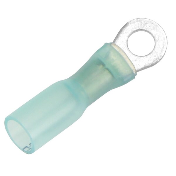 Pacer 16-14 AWG Heat Shrink Ring Terminal - No 8 Stud Size - 25 Pack